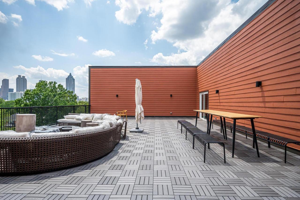 Downtown New-Built Roof-Top Balcony City View 525Pkwy Atlanta Buitenkant foto